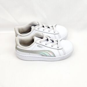 Puma white toddler sneakers Size 8C